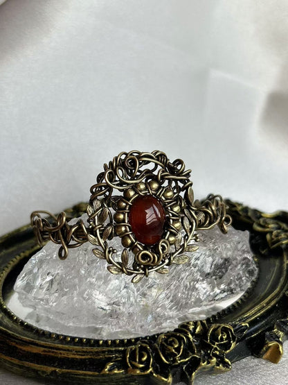 "VINE" GARNET BRACELET