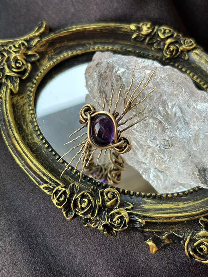 "ENCHANTED BOUGH"AMETHYST RING